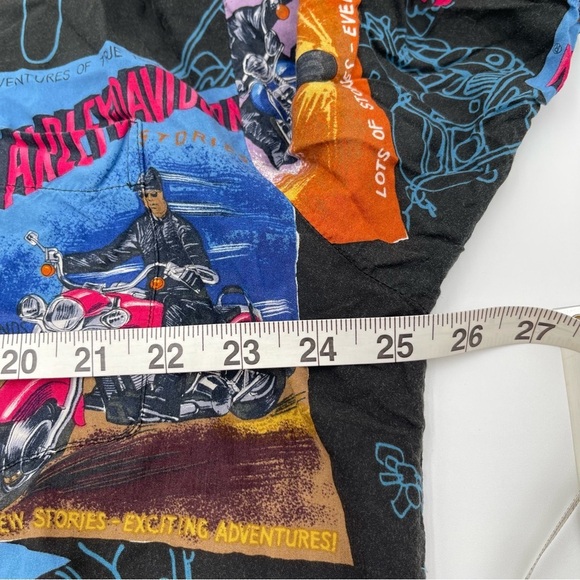 Vintage Harley Davidson Tori Richards Viscose Button Shirt Size XL Made in USA - Picture 10 of 14